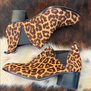 1. State Leopard Print Ankle Booties